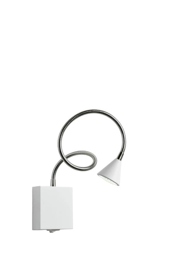 Lucide BUDDY - Lámpara de cabecera / Lámpara de pared - LED - 1x4W 4000K - Blanco - detalle 1